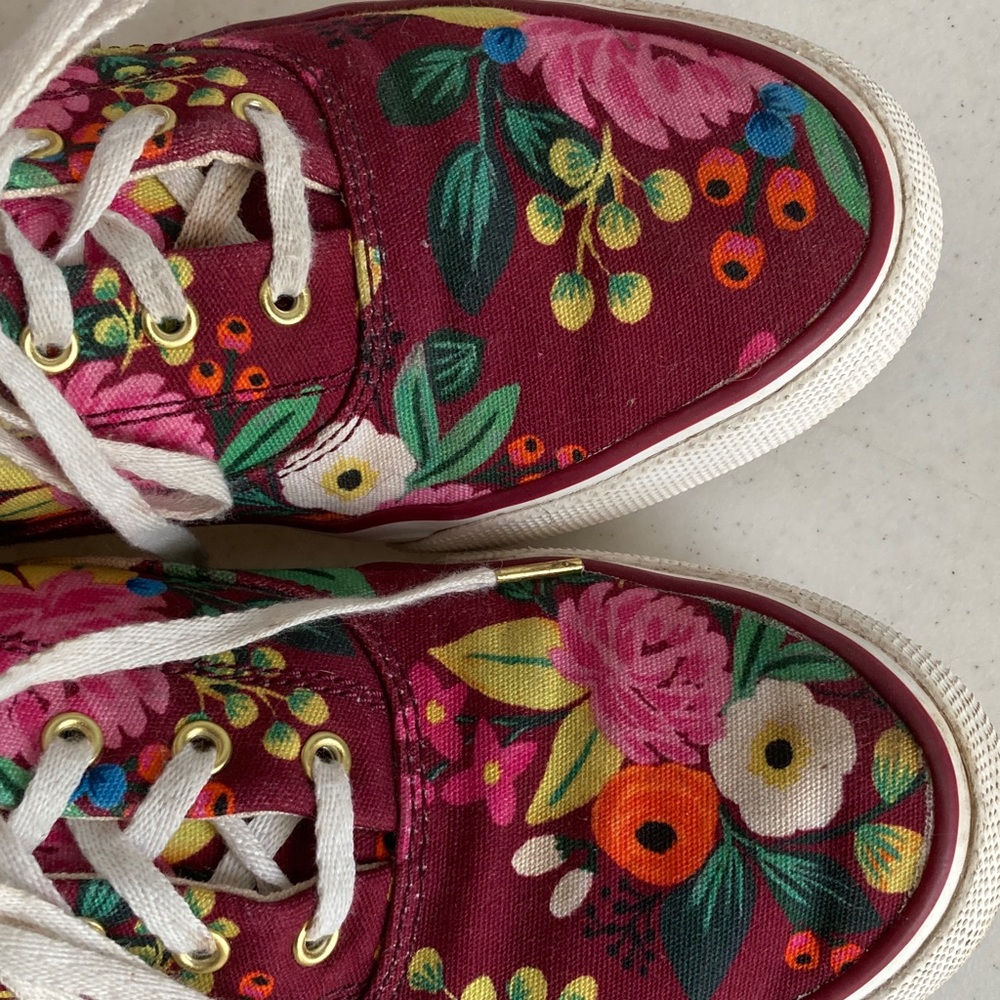 Keds Rifle Paper Co. Multicolor Floral Sneakers - Picture 8 of 8